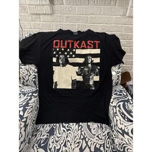 OUTKAST T-Shirt Rap Tee Flag Album Cover Mens XL Hip Hop Black NWT